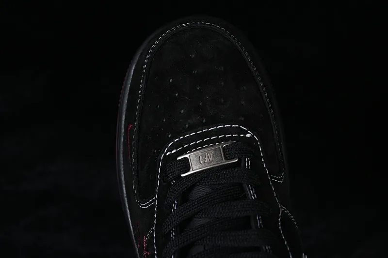 All categories Nk Air Force 1 Air Force series Nk Air Force 1 Low Air Force low top Nike Air Force 1'07 Low Supreme joint black and red grimace Air Force 1 low top casual sneakers XZ6188-117